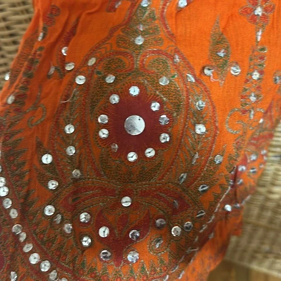 One size fits most boho gypsy maxi skirt - Picture 3 of 3